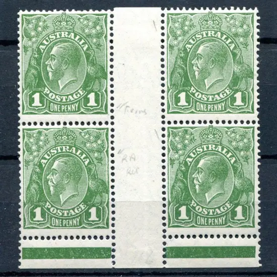 1926-30 Small Multiple Watermark Perf. 13½x12½ 1d ...