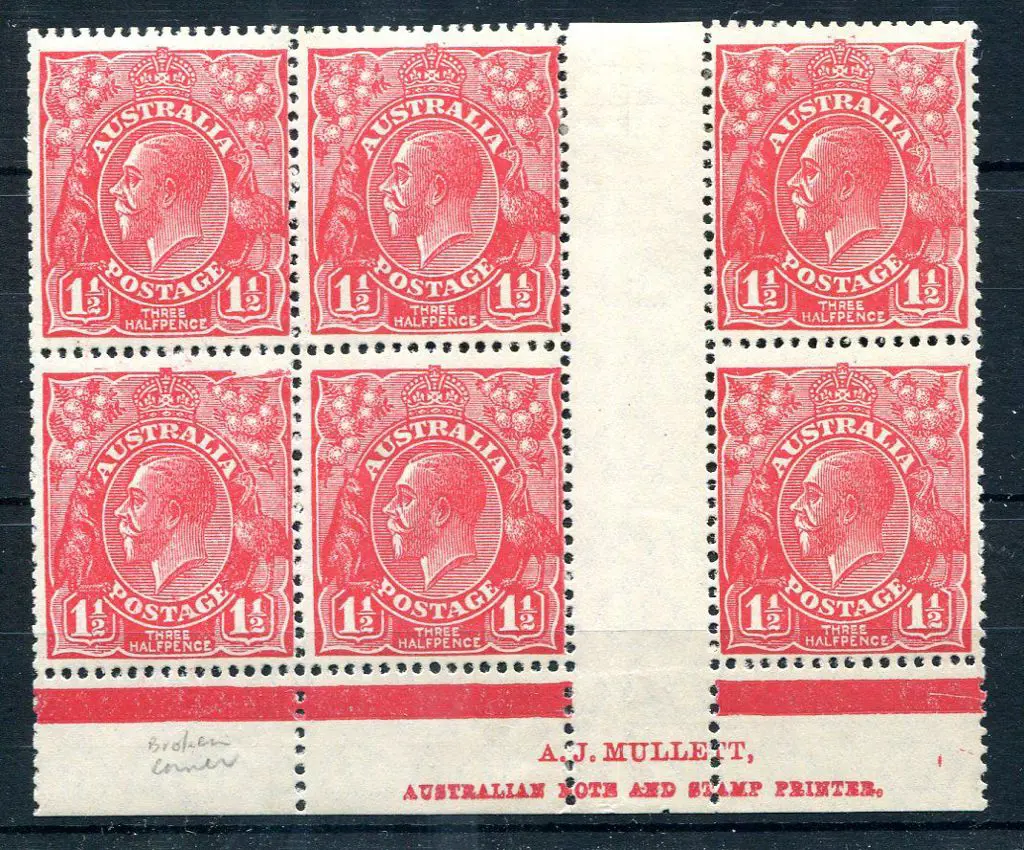 1926-30 Small Multiple Watermark Perf. 13½x12½ 1½d ... Image 1++