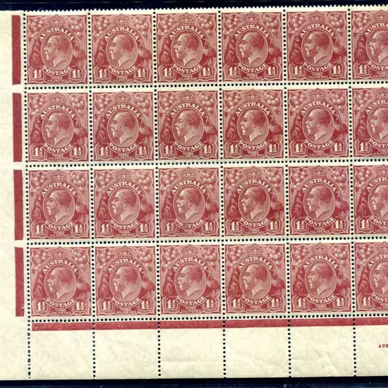 1926-30 Small Multiple Watermark Perf. 13½x12½ 1½d ...
