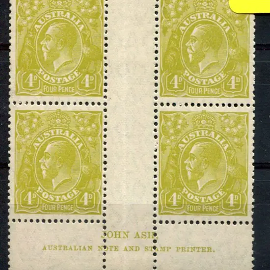 1926-30 Small Multiple Watermark Perf. 13½x12½ 4d ...