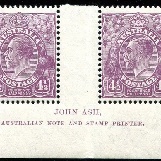1926-30 Small Multiple Watermark Perf. 13½x12½ 4½d ...
