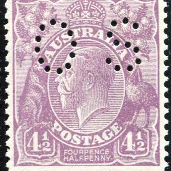 1926-30 Small Multiple Watermark Perf. 13½x12½ 4½d ...