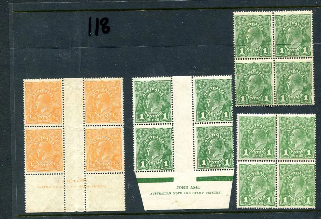1926-30 Small Multiple Watermark Perf. 14 ½d ... Image 1++