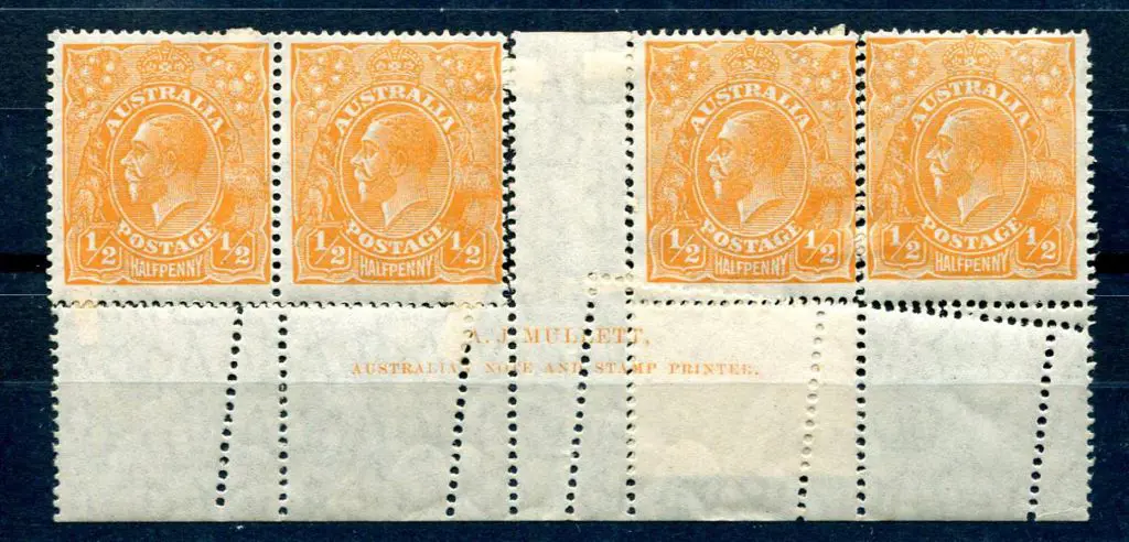 1926-30 Small Multiple Watermark Perf. 14 ½d ... Image 1++