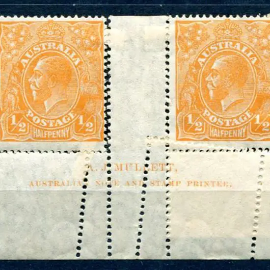 1926-30 Small Multiple Watermark Perf. 14 ½d ...