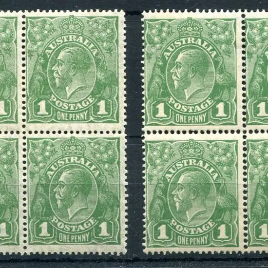 1926-30 Small Multiple Watermark Perf. 14 1d green ...