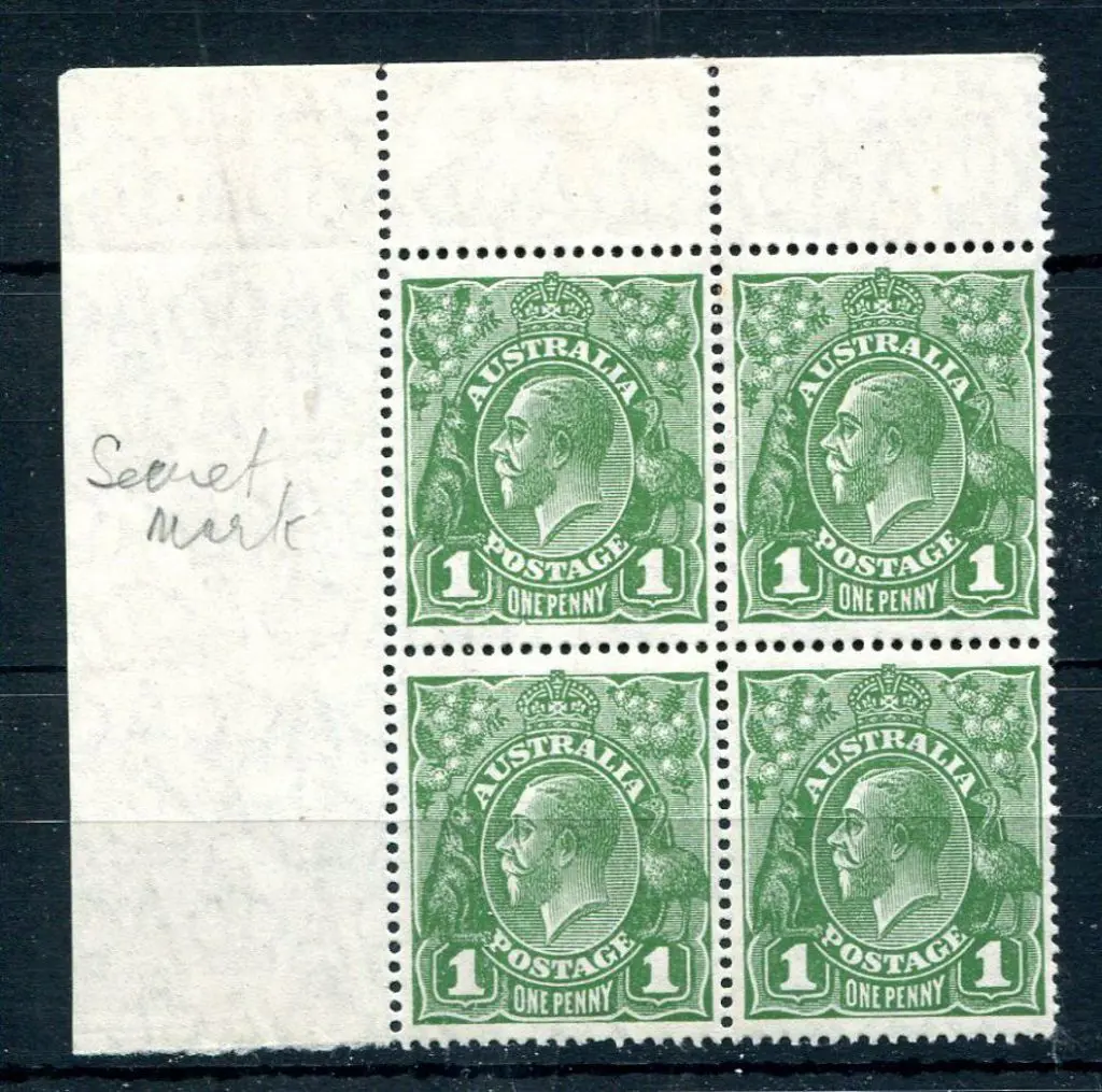 1926-30 Small Multiple Watermark Perf. 14 1d ... Image 1++