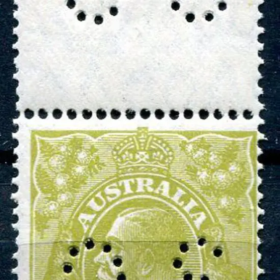 1926-30 Small Multiple Watermark Perf. 14 4d olive ...