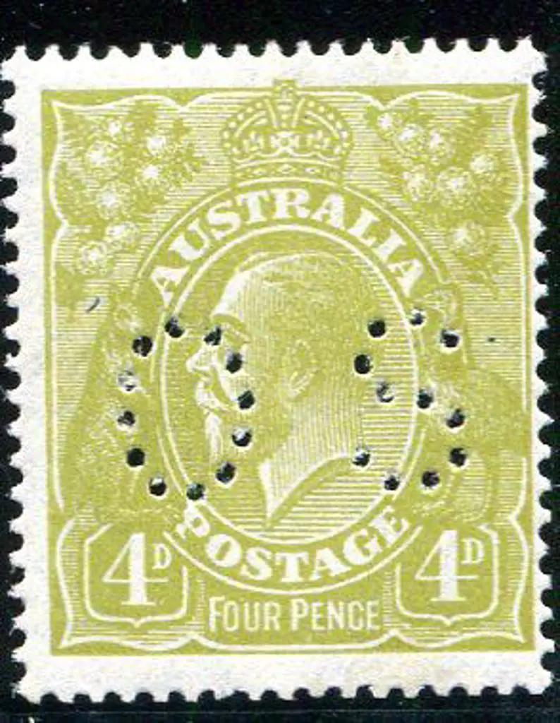 1926-30 Small Multiple Watermark Perf. 14 4d ... Image 1++