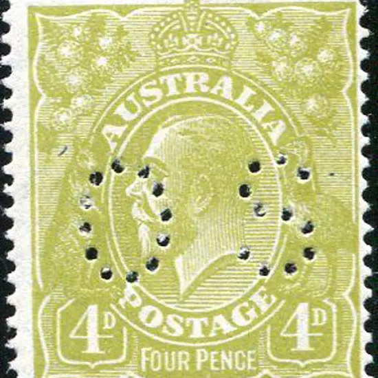1926-30 Small Multiple Watermark Perf. 14 4d ...
