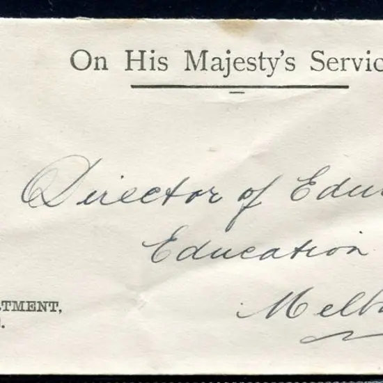 1915 (3rd Aug) Victoria 1d QV OHMS Education ...