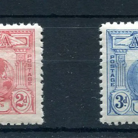 1931 2d & 3d Kingsford Smith ovptd "OS". Fine MUH. ...