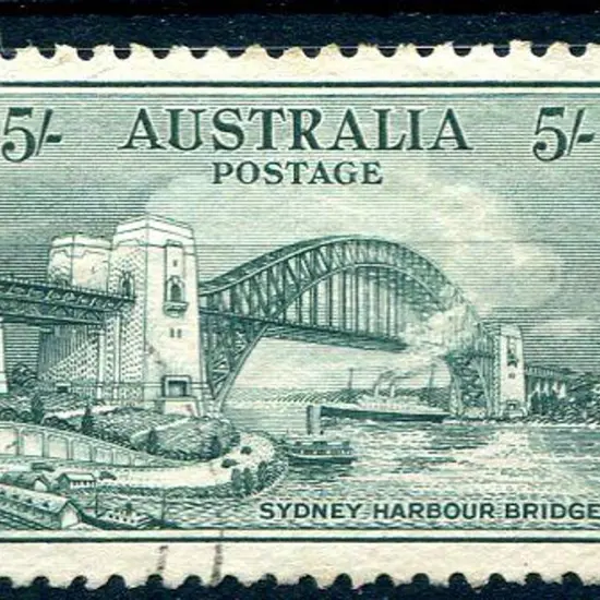 1932 5/- Sydney Harbour Bridge. Fine used/CTO ...