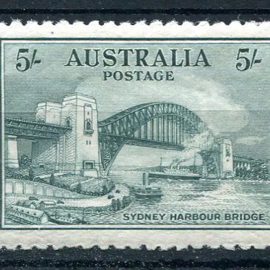 1932 5/- Sydney Harbour Bridge. MUH but a couple ...