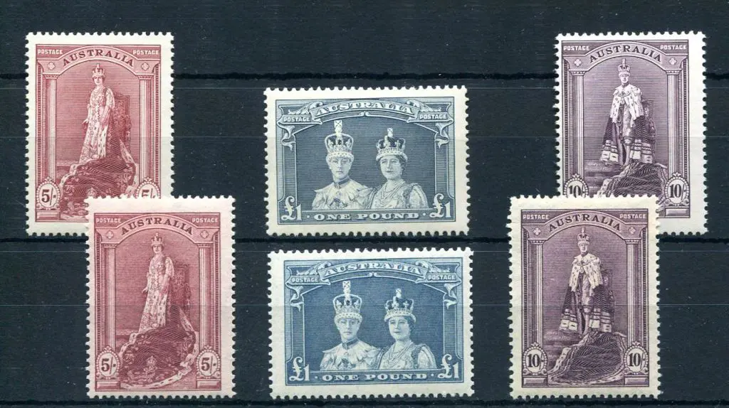1937/48 Robes sets of 3 on both thick & thin ... Image 1++