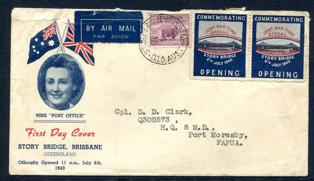 1940 (6th July) 5d merino on pictorial "Story ... Image 1++