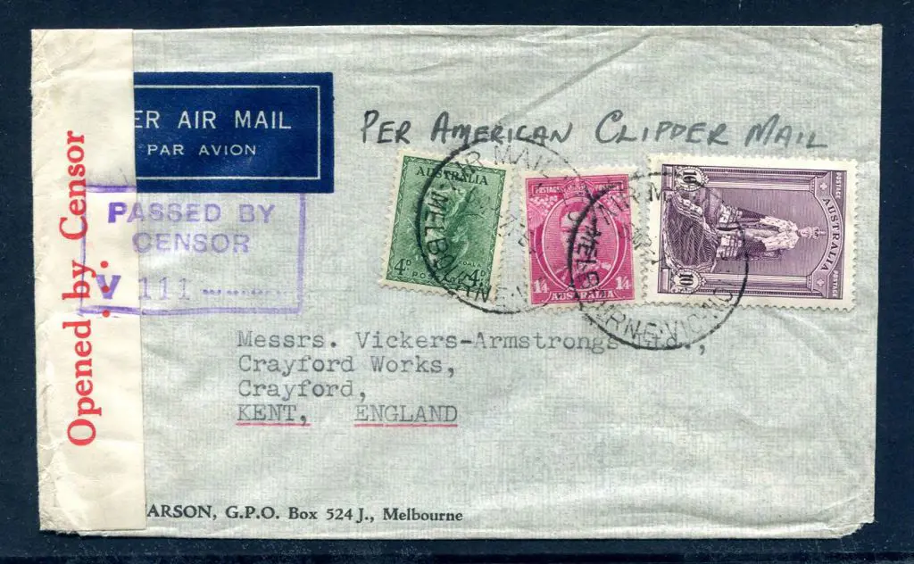 1941 (7th Feb) 10/- Robes used in combination with ... Image 1++