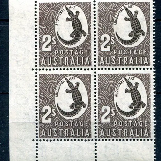 1948/59 2/- crocodile with wmk bottom left ...
