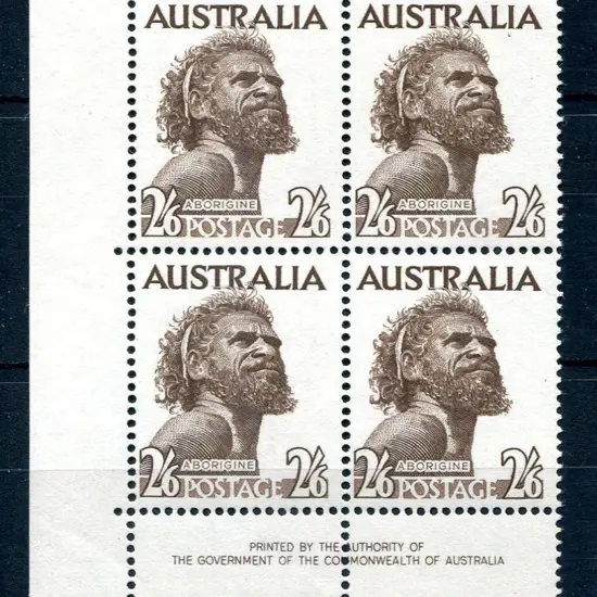 1951 2/6d Aboriginal Art Emergency printing in "By ...