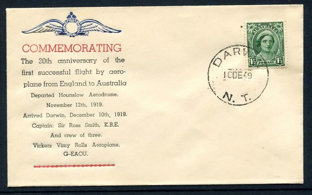 1949 (10th Dec) "30th Anniversary of the first ... Image 1++