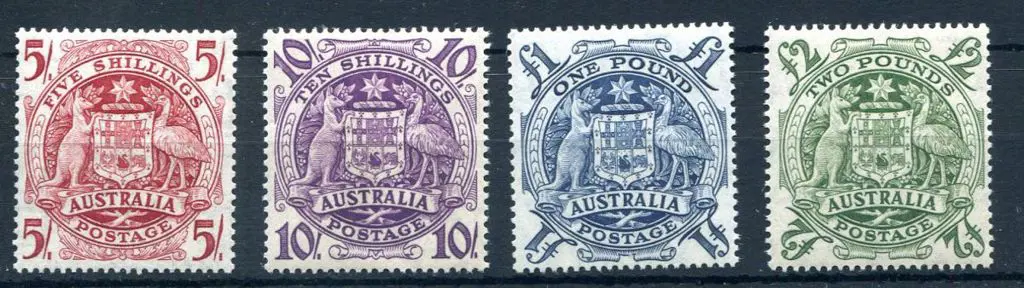 1949/50 Arms set of 4 ditto. SG 224a/d Retail at ... Image 1++