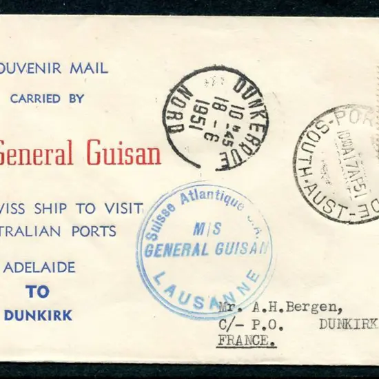 1951 (17th Apr) "Adelaide to Dunkirk" Arthur ...