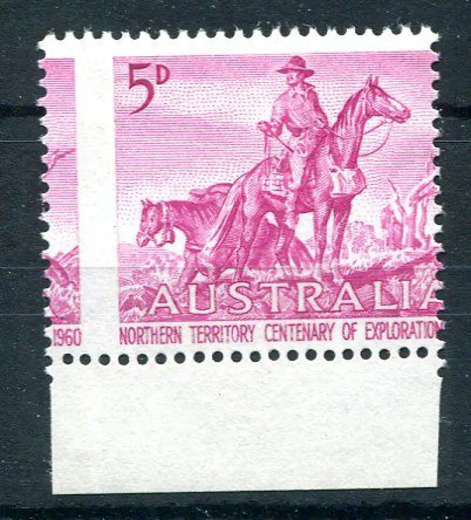 1960 5d Northern Territory Exploration bottom ... Image 1++