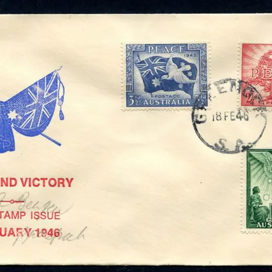 1946 (18th Feb) "Peace and Victory" Arthur Bergen ...