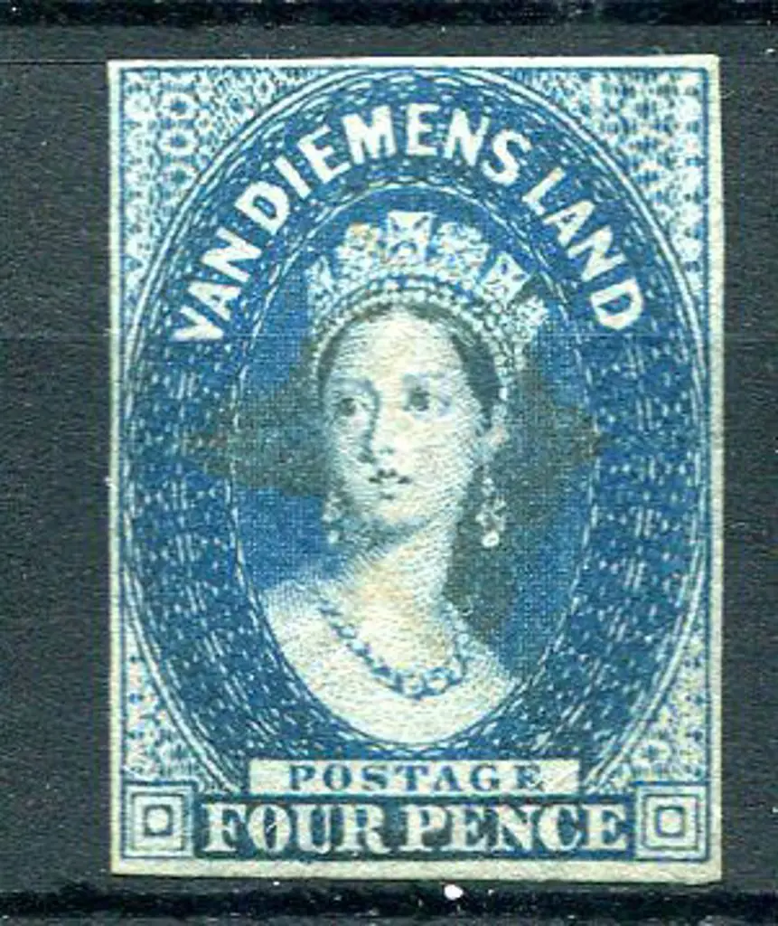1855 4d deep blue with four close but even clear ... Image 1++