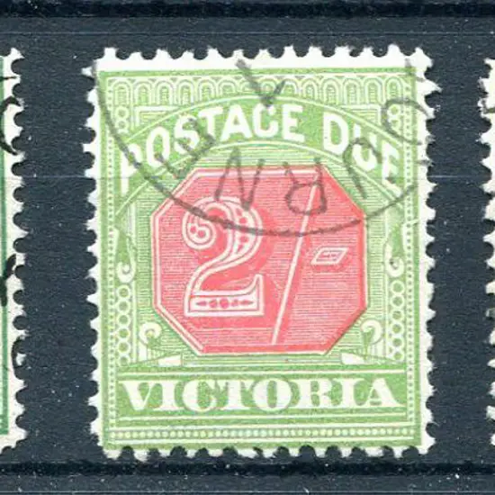 1895/96 10d, 2/- & 5/- bicolour Postage Dues with ...