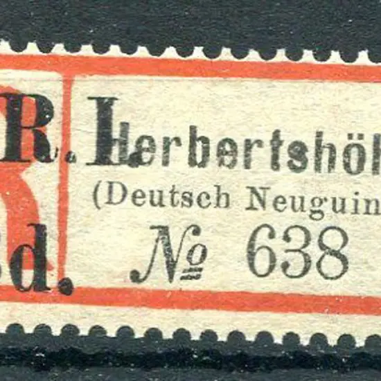 1915 "G.R.I. 3d." Surcharge on "Herbertshohe" ...