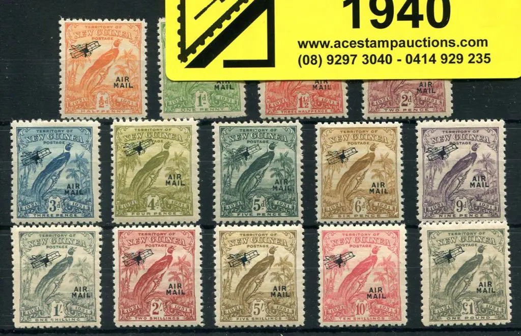 1931 BOP with "Airmail" ovpts set to £1. Fresh ... Image 1++