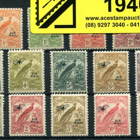 1931 BOP with "Airmail" ovpts set to £1. Fresh ...
