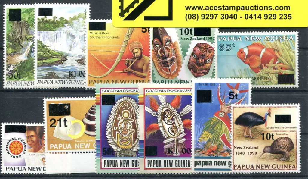 1994 Emergency ovpts set of 11 fine MUH. SG 730/40 ... Image 1++