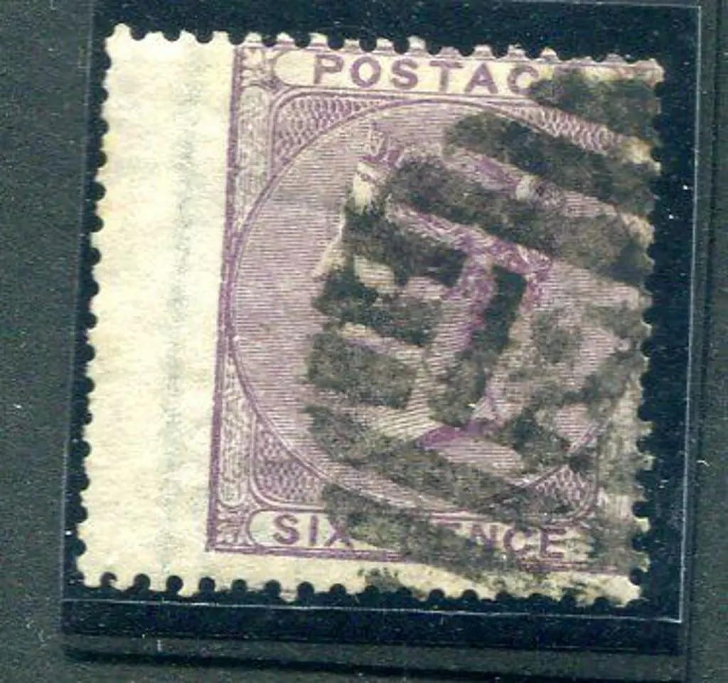 1856 6d lilac, plate 1 with emblems wmk inverted & ... Image 1++