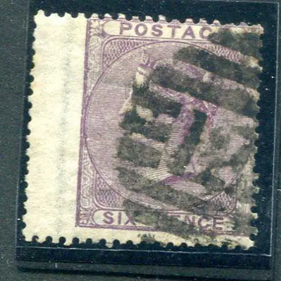 1856 6d lilac, plate 1 with emblems wmk inverted & ...