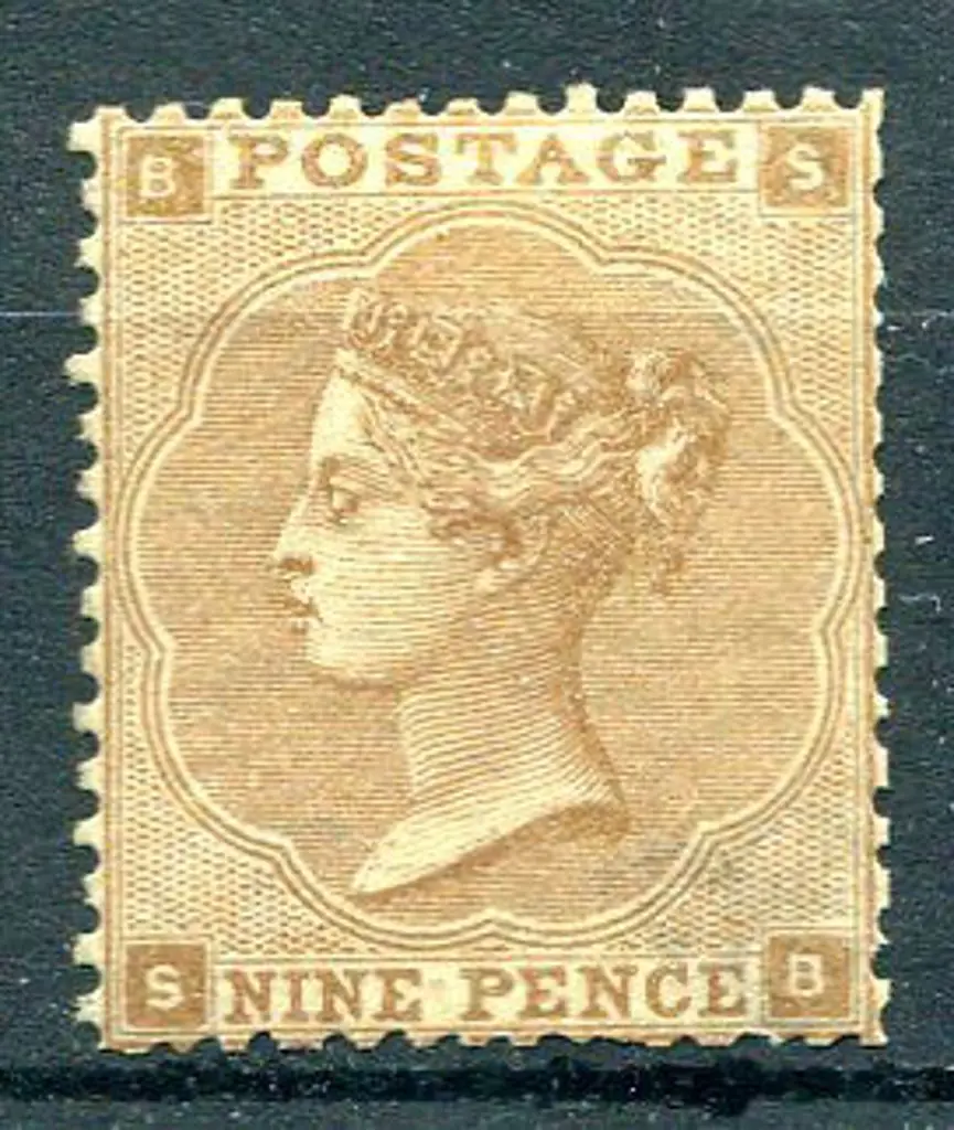1862/64 9d bistre. MLH with large part o.g. ... Image 1++