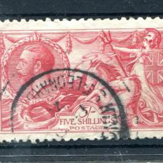 1918 2/6d, 5/- & 10/- Bradbury Wilkinson seahorses ...