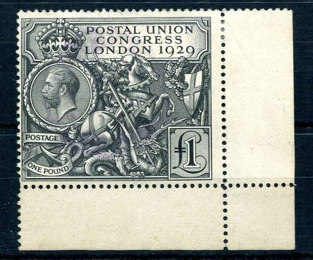 1929 £1 PUC bottom right corner marginal example ... Image 1++