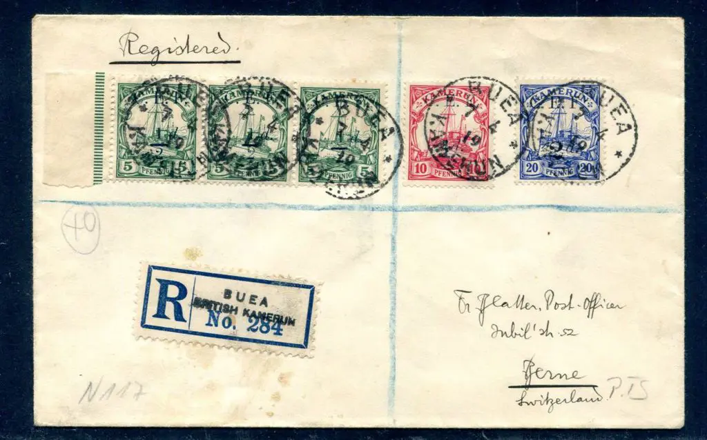 Cameroons (British Occupation) 1919 "Buea British ... Image 1++