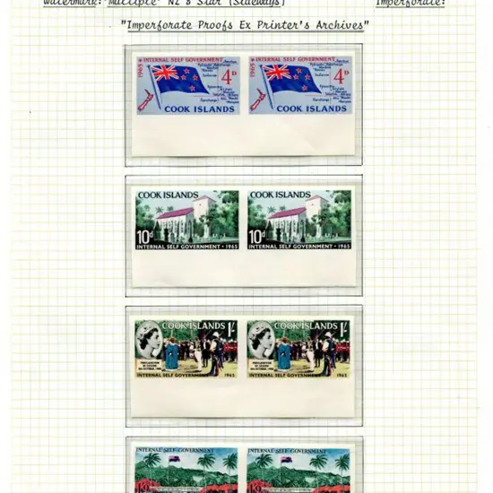 Cook Islands 1965 Internal Self Government set of ...