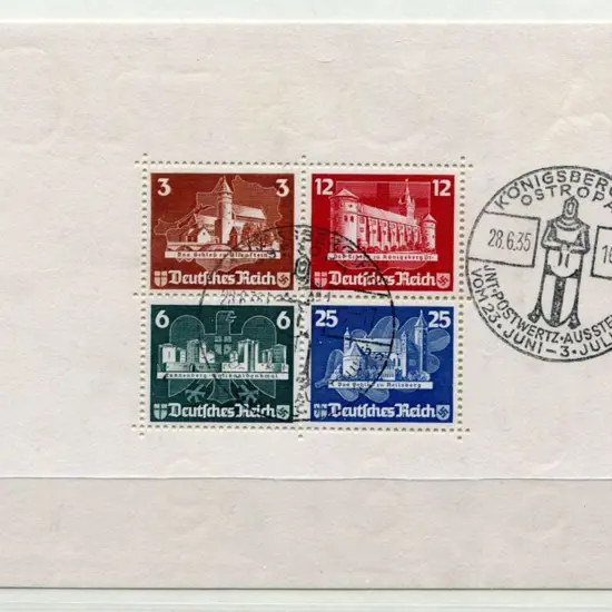 Germany 1935 Ostropa M/S fine used with Exhibition ...