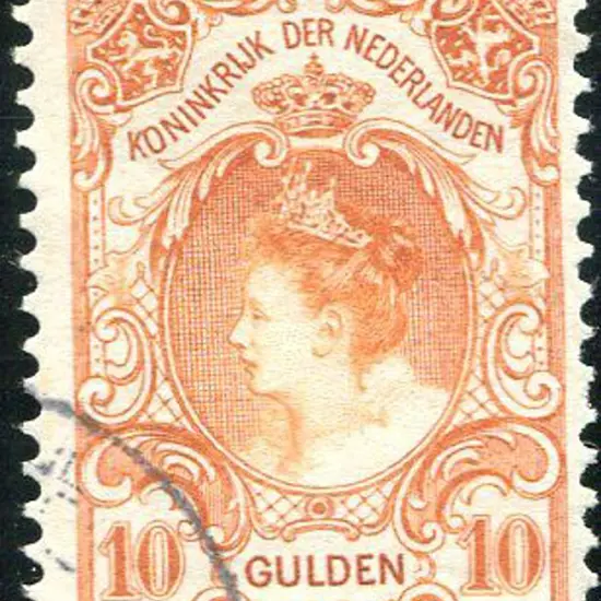 Netherlands 1899/1910 10g orange-red fine used ...