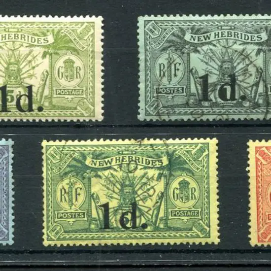 New Hebrides - English 1920/21 Weapons & Idols ...