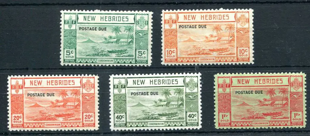 New Hebrides - French 1938 Lopevi Islands ovptd ... Image 1++