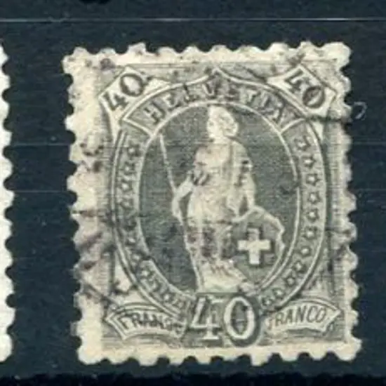 Switzerland 1882/1903 "Standing Helvetias" perf. ...