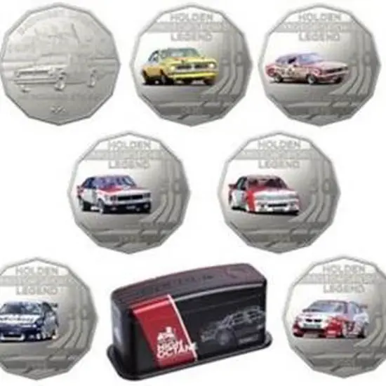 2018 50c coloured coin Holden Australia Heritage ...