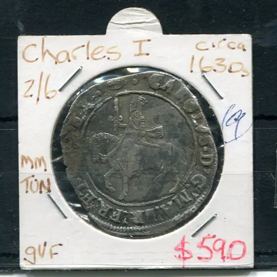 England 1630's Charles I. gVF Cost vendor $590