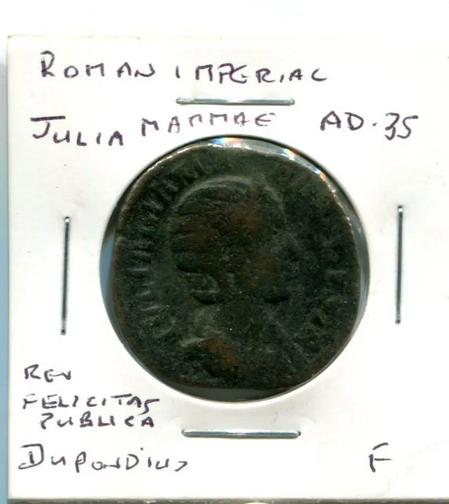 35AD Julia Nammae Dupondius. F Image 1++