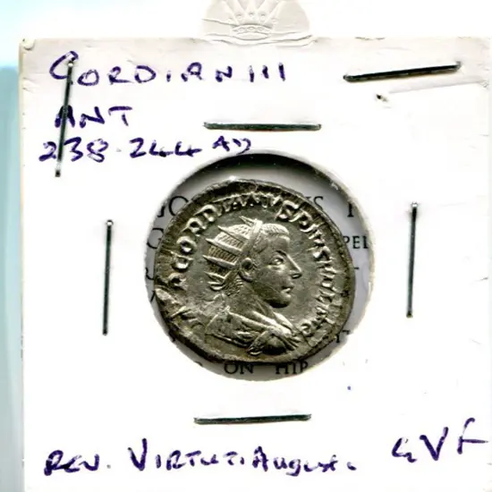 238-244AD Gordian III Ant. GVF